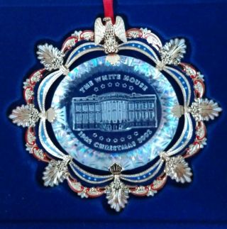 White House Historical Association Christmas Ornament 2002 Crystal Chandelier