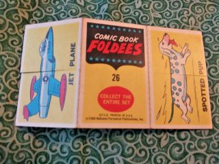 1966 Topps COMIC BOOK FOLDEES - 26 Superman Justice League DC 2