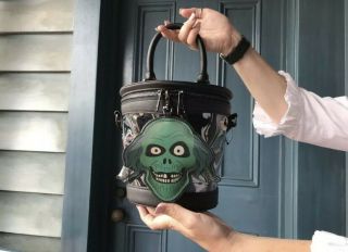 Disney Parks Haunted Mansion 50th Anniversary Hatbox Ghost Loungefly Purse