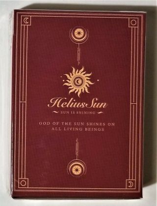 Helius Sun (red) Playing Cards Limited Edition Deck By Bocopo Kevin Yu Uspcc