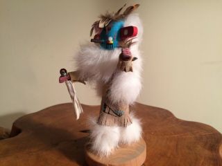 Morning Singer Kachina Doll signed by Kimberly Yazzie Navajo EUC (approx 7.  5 
