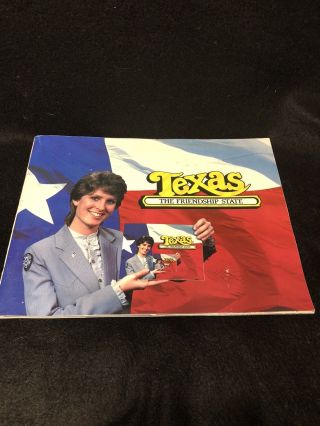Texas Sesquicentennial 1836 - 1986 Softcover Souvenir Book Of Pictures