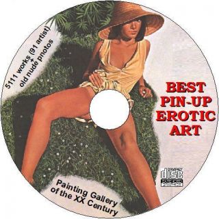 Pin - Up Erotic Art Gallery Of The Xx Century (5111 - 91 Artist) On Cd / Dvd