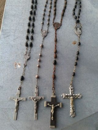 Rosaries Vintage Catholic Crucifix Beads Prayer Faith Church Religion 3