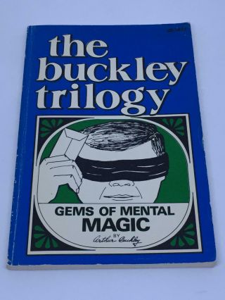 Vintage Mentalist Magic Trick Book Gems Of Mental Magic By Arthur Buckley