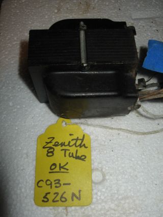 Zenith 8 Tube Radio Power Transformer - And Leads Labeled