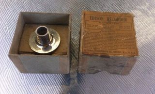 Edison Cylinder Phonograph Recorder,  No Cutter