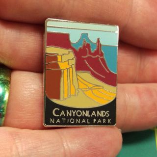 Traveler Series Pin Canyonlands National Park Utah Tie Tac Lapel Pin