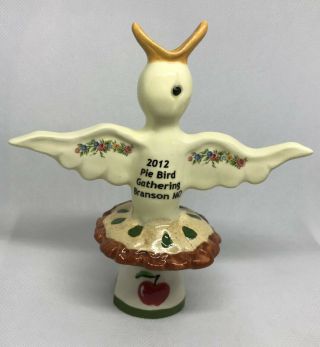 Adrian Pottery Apple Pie Bird Funnel Vent 2012 Convention