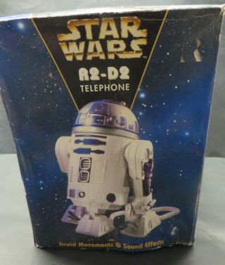 Star Wars R2 - D2 Telephone W/ Lights,  Sound,  Motion,  1997,
