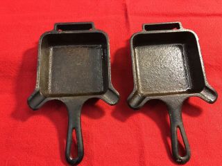 Griswold 770 Ash Trays Pair. 3