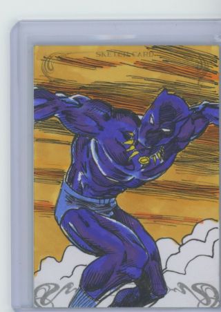 2018 Upper Deck Marvel Masterpieces Black Panther Sketch 1/1 Robomonkey147
