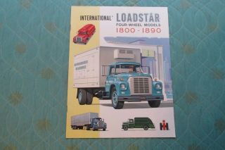 Auc470 Circa 1964 International Harvester Loadstar Four - Wheel Models Brochure