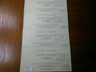 $200 Worth Of Cathay Pacific Vouchers