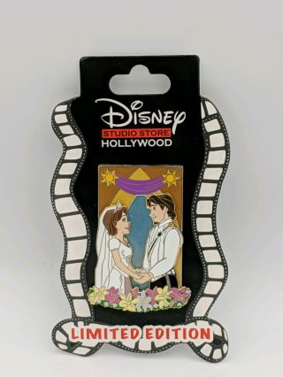 Disney Pin Dsf Dssh Wedding Happily Ever After Tangled Rapunzel Flynn Ryder Le