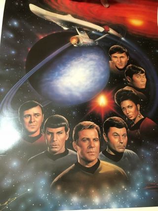 Star Trek The First Family Keith Birdsong Limited Edition Poster 1993 Paramount