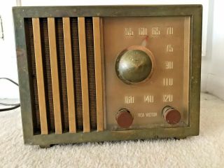 1940’s Vintage Rca Victor Tube Radio Model 75x16 In
