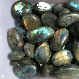 Natural Colored Labradorite Quartz Stone Reiki Healing 1000g 2