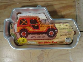 Vintage 1984 Wilton Trail Rider Jeep Wrangler 4x4 Cake Pan W/ Insert