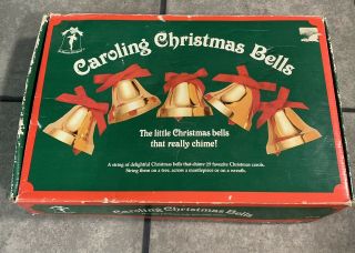 Vintage Ye Merrie Minstrel Caroling Christmas Bells