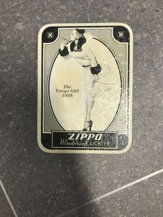 The Varga Girl 1935 Zippo Windproof Lighter In Tin