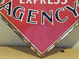 Railway Express Agency Porcelain Advertising Sign 5