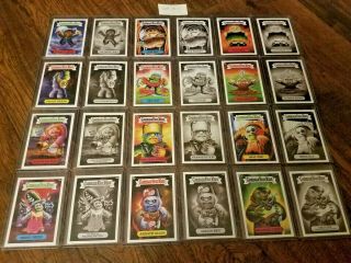 2019 Sdcc Gpk Complete 24 Card Set Garbage Pail Kids Universal Monsters Top Load