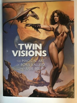 Twin Visions The Magical Art Of Boris Vallejo & Julie Bell Hc Book 2002