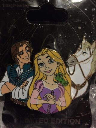 Wdi Disney Tangled Character Cluster Pin Le 250 Rapunzel Flynn Pascal Maximus