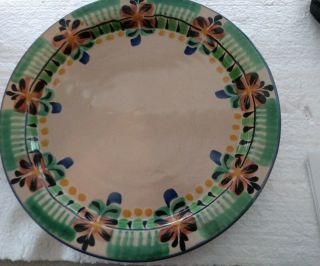 Rare Vintage Mexican Ceramic Pottery Plate Gorky Gonzalez 10 "