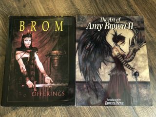 The Art Of Amy Brown Ii Softcover Book Plus Bonus Brom Offerings Hardcover
