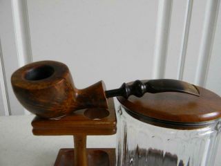 Vintage Ben Wade Golden Walnut Smoking Pipe Handmade In Denmark