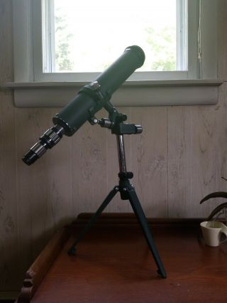 Vintage Kmart Precision Made Focal Telescope 20x - 60x60mm Zoom Scope No 191/436