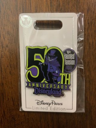 Disney Haunted Mansion 50th Anniversary Cast Pin Le 1000 Slider -