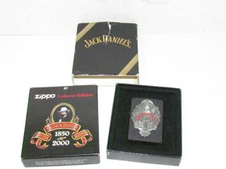 Rare Mr.  Jack Daniels 150th Birthday 1850 To 2000 Zippo Lighter