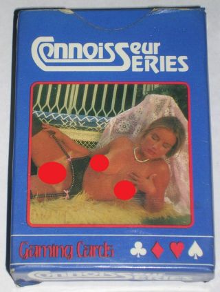 Vintage Connoisseur Series Playing Cards Adult X - Rated Rare Complete W/box