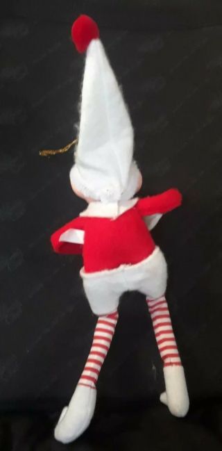 Elf Pixie Christmas Holiday Ornament Decor.  Approx 11 