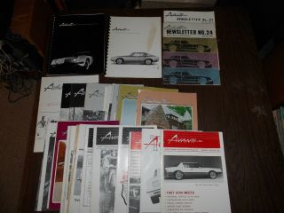 34 Avanti Owners Newsletter Magazines - Issues 27 - 60 Plus Vol 1 And 2 Ans 21,  24