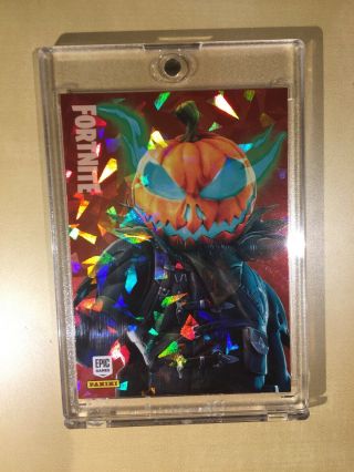 2019 Panini Fortnite Series 1 Hollowman Epic Outfit 221 Crystal Shard Card