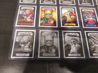 2019 Sdcc Complete 24 Sticker Card Set Garbage Pail Kids Universal Monsters D