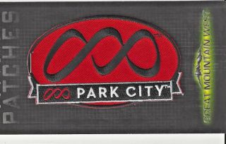 Park City Utah Souvenir Logo Patch Skiing,  Snowboarding