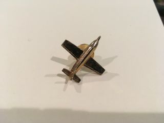 X - 1a Bell Aircraft Pin,  Vintage Gold - Toned Tie Tack