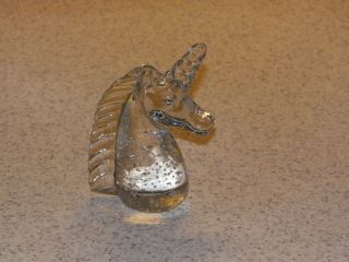 Art Glass Mythical Mystical Magical Unicorn Figurine Paperweight Animal