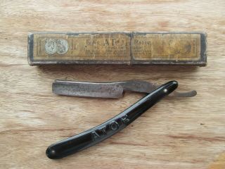Antique Straight Razor Made In Germany E R N Ator