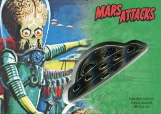 Mars Attacks Revenge Commemorative Medallion Card Cm - Ib