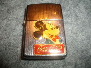 Coke / Disney Mickey Mouse Zippo Lighter