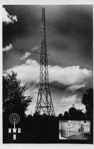 1950 Qsl: Nordwestdeutscher Rundfunk,  Hamburg,  West Germany - Brd