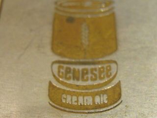 great VINTAGE zippo lighter with GENESEE CREAM ALE BEER CAN engraved on fron 2