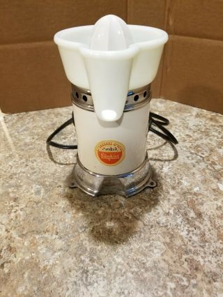 Vintage Sunkist Juicit Electric Handy Hot Orange Juicer Reamer