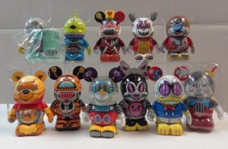 Vinylmation Disney Robots Series 3 Figure Set Of 11 No Chaser Mickey Minnie Pooh